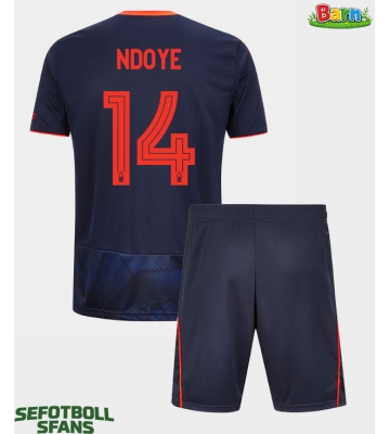 Nottingham Forest Dan Ndoye #14 Tredjeställ Barn 2025-26 Kortärmad (+ Korta byxor)